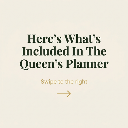 The Queen's planner